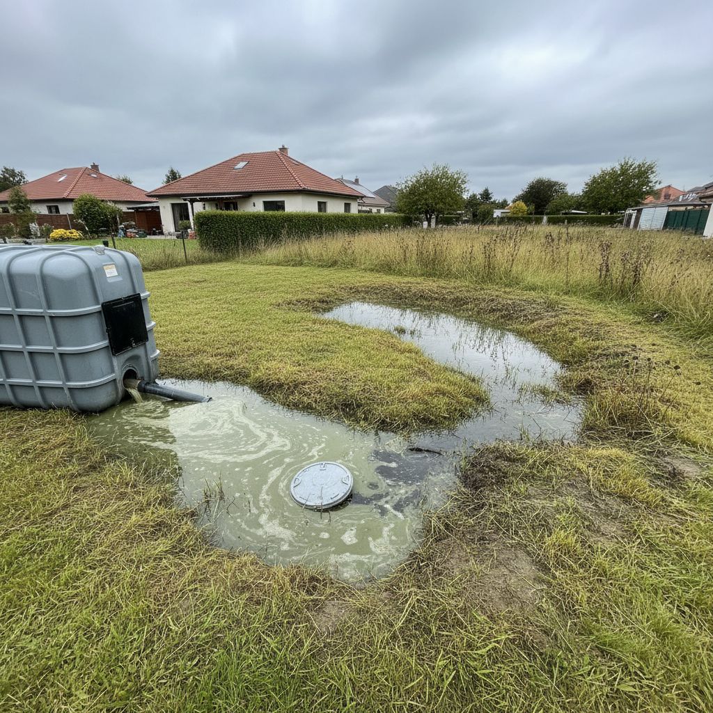 фото Что делать, если септик установлен, но вода в нём не проходит до конца очистки