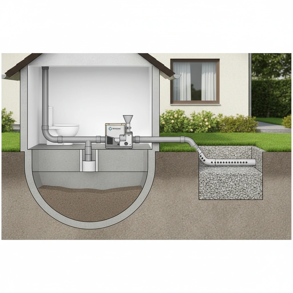 фото Септик и система утилизации отходов из биде: как подключить правильно