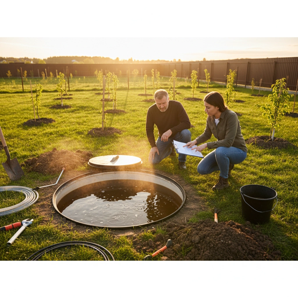 фото Что делать, если септик установлен, но вода в нём не осветляется более трёх недель