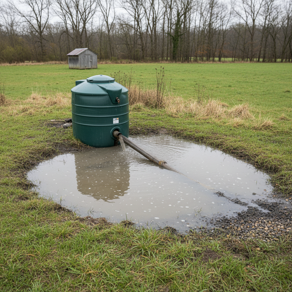 фото Что делать, если септик установлен, но вода в нём не проходит до конца фильтрации