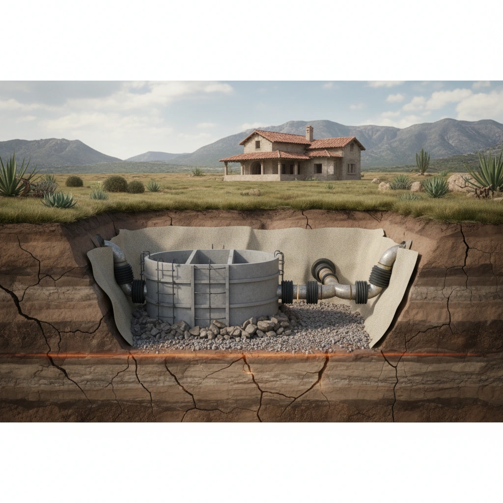 фото Как выбрать септик, если участок находится в зоне сейсмической активности