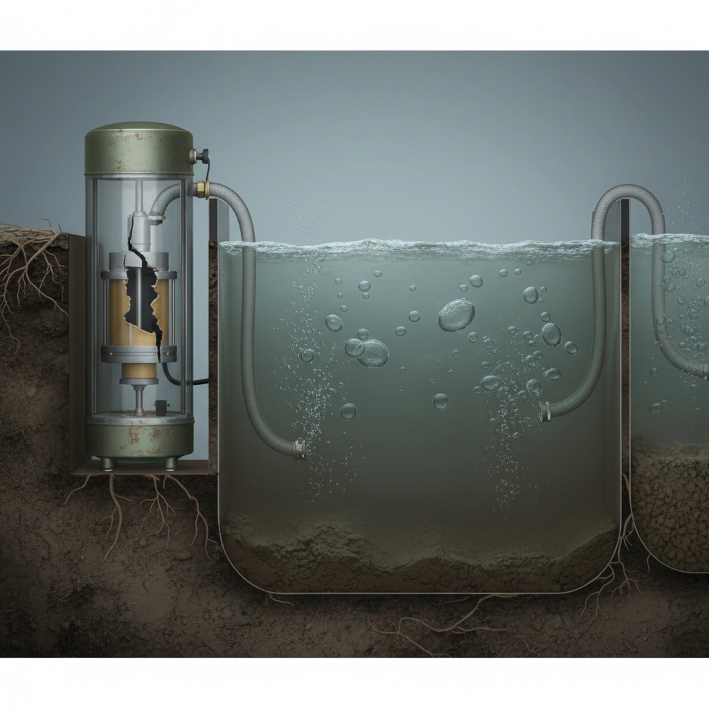 фото Как понять, что септик нуждается в замене мембраны компрессора