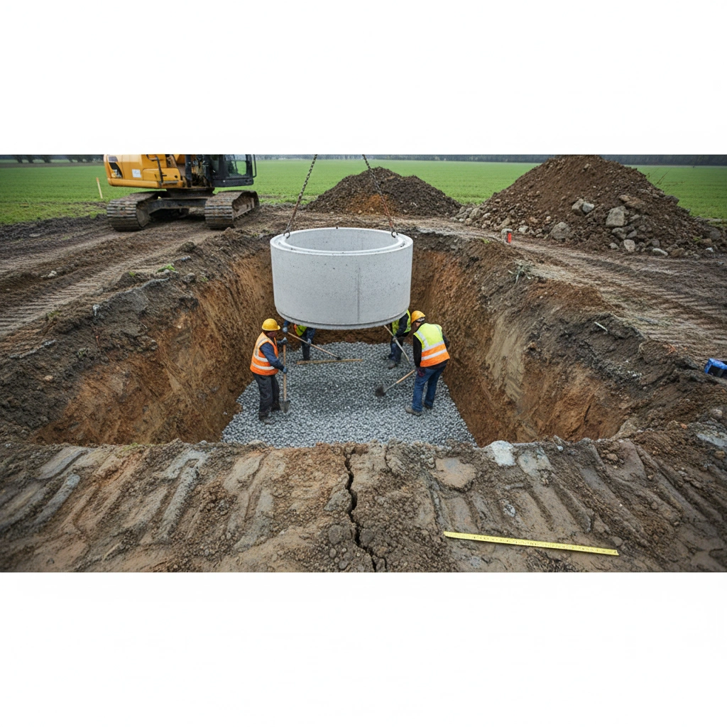 фото Почему важно учитывать нагрузку на грунт при монтаже фильтрующего колодца