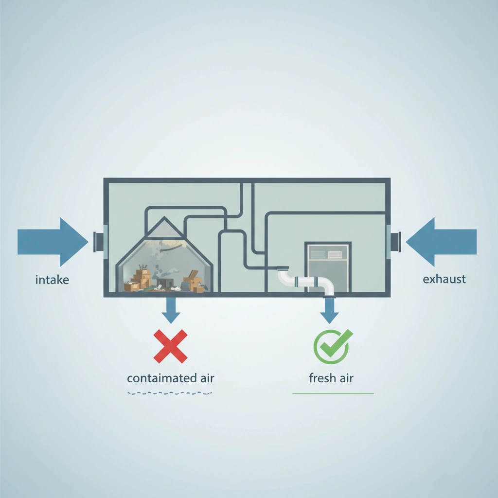 фото Как избежать ошибок при выборе места для подключения к системе вентиляции