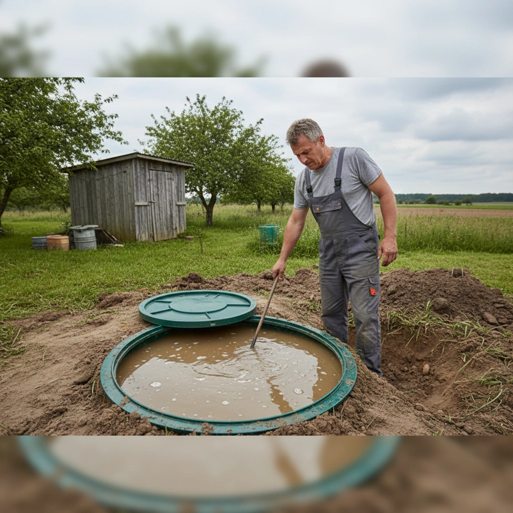 фото Что делать, если септик установлен, но вода в нём не осветляется после месяца эксплуатации
