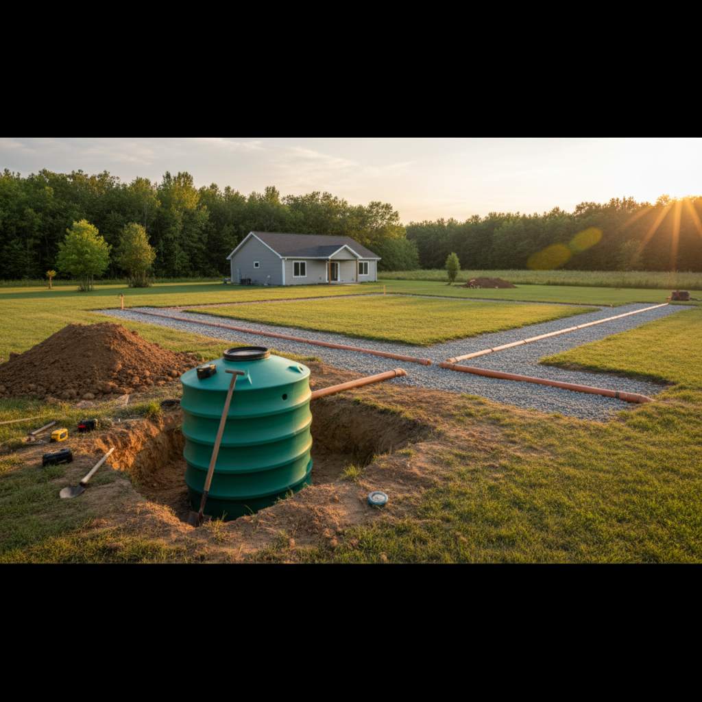 фото Требования к размещению септика на участке: нормы и правила