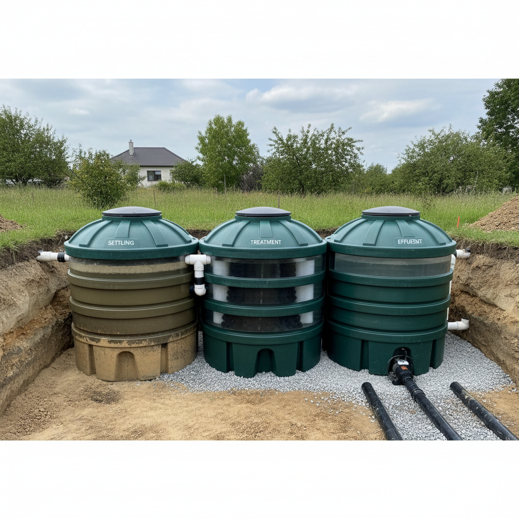 фото Пластиковые септики: особенности, срок службы, монтаж