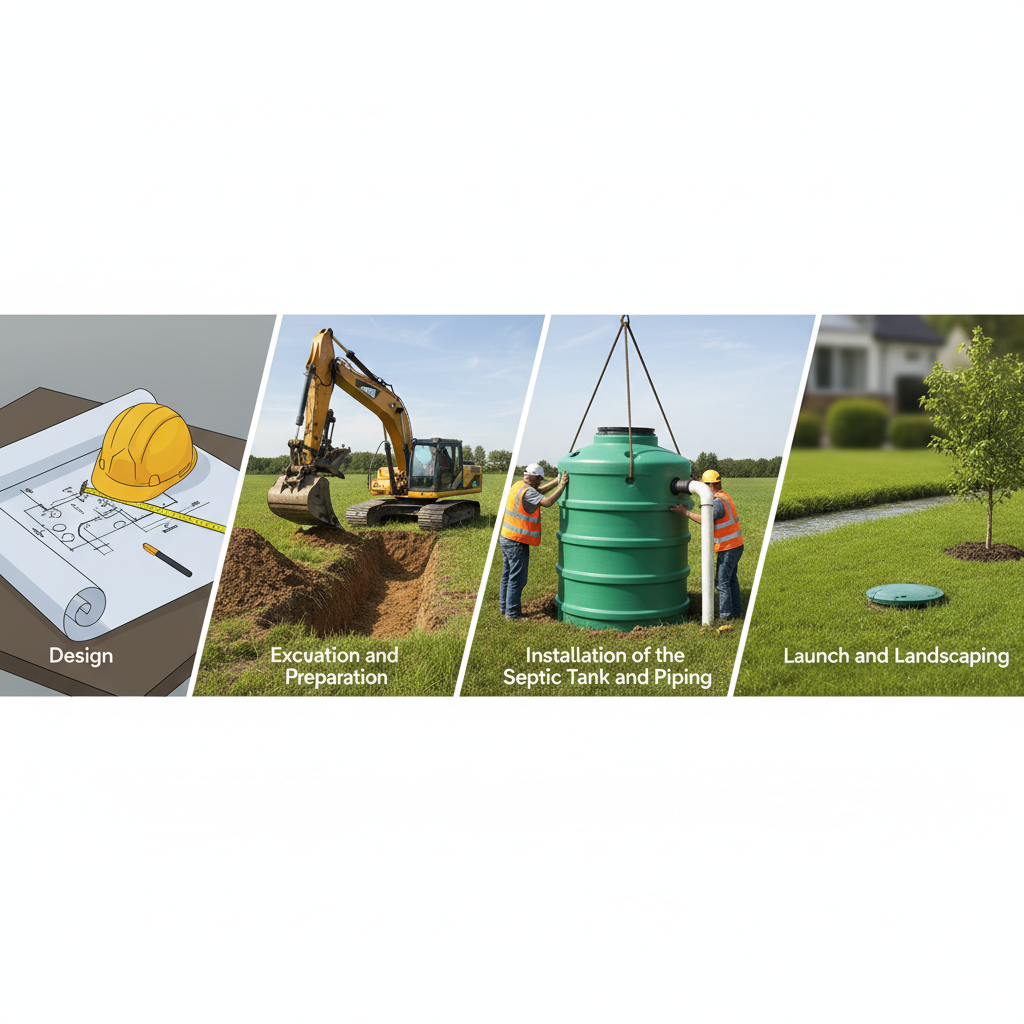 фото Этапы монтажа септика: от проектирования до запуска