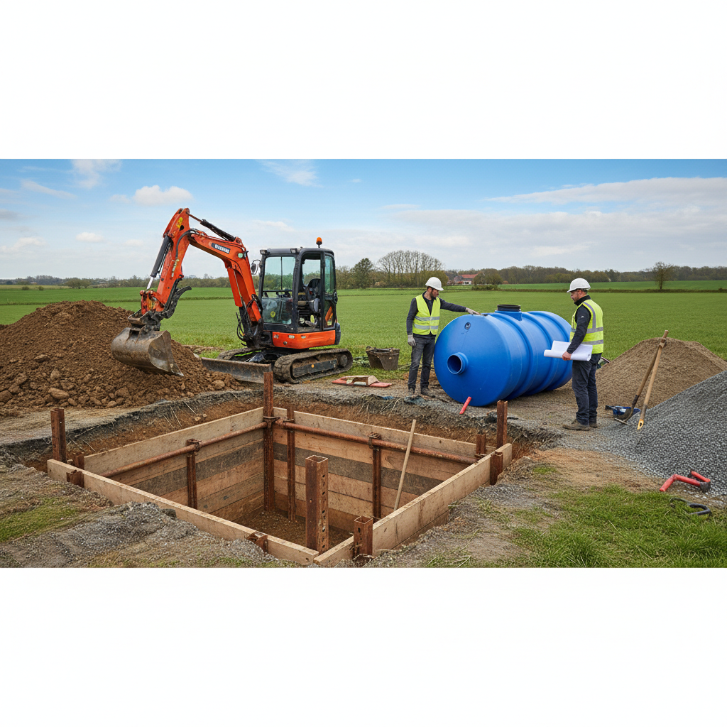 фото Подготовка котлована для септика: правила и нюансы