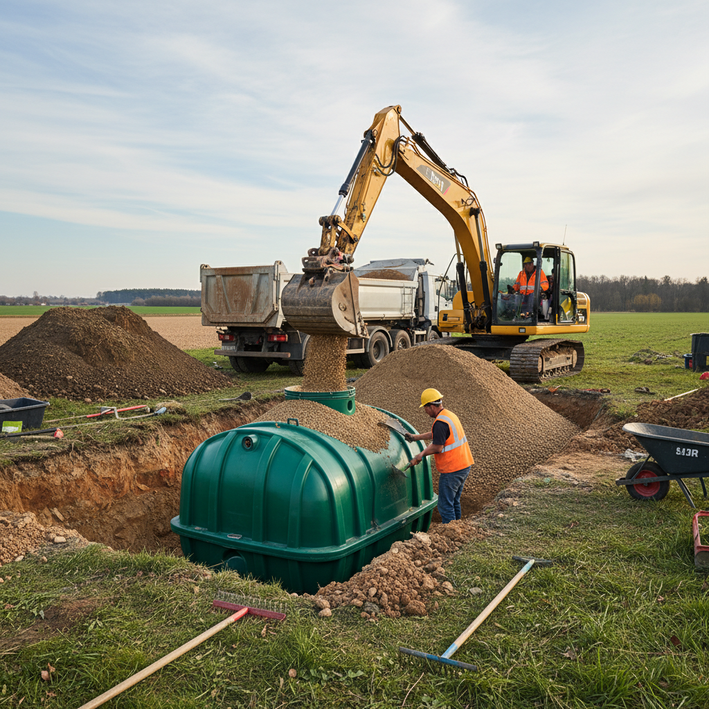 фото Обратная засыпка септика: чем и как делать