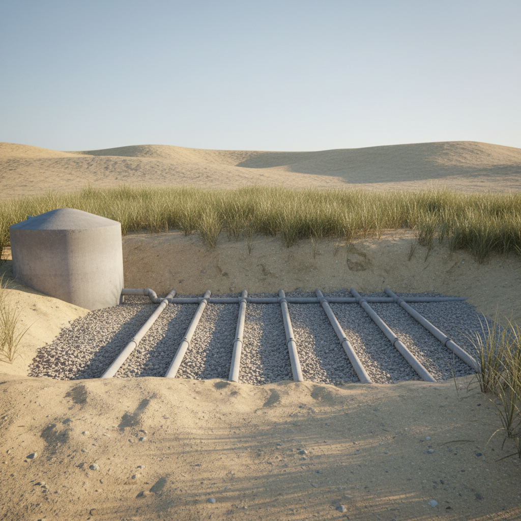 фото Песчаная почва и септик: что учитывать