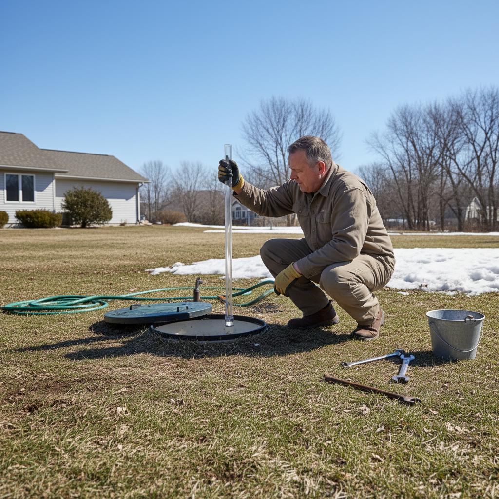 фото Запуск септика после зимы: что проверить и как настроить