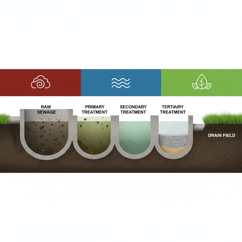 фото Уровень очистки септика: классы и стандарты
