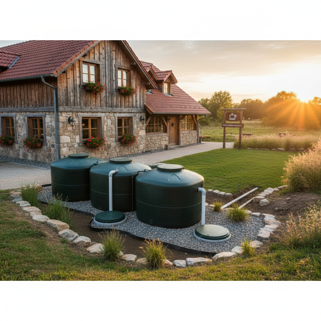 фото Септик для кафе или мини‑гостиницы: требования