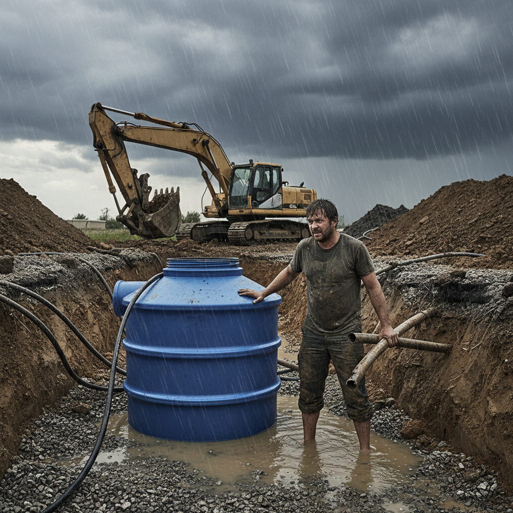 фото DIY‑установка септика: риски и подводные камни