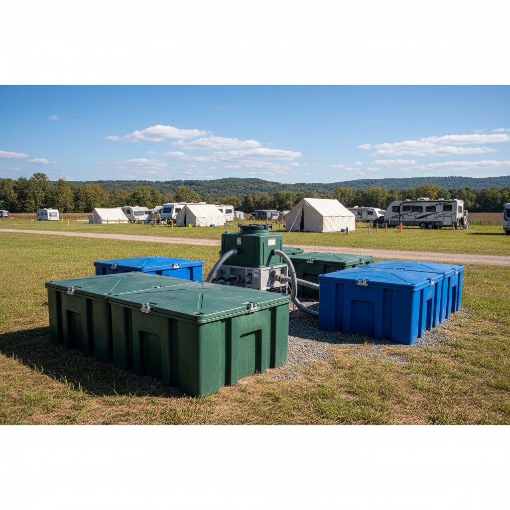 фото Мобильные септики: для кемпингов и временных объектов