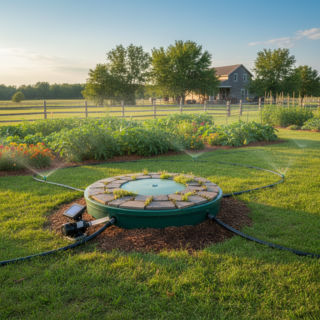фото Интеграция септика с системой полива участка