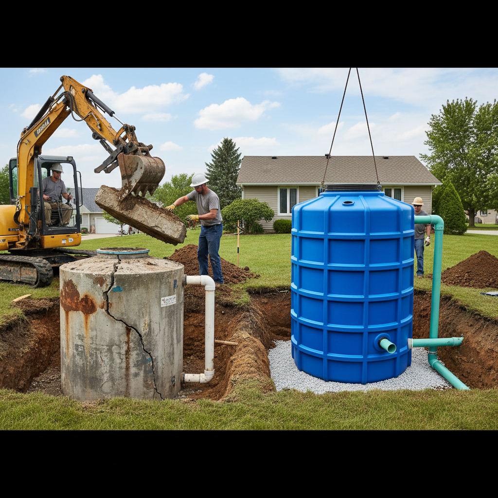 фото Обновление старого септика: модернизация или замена