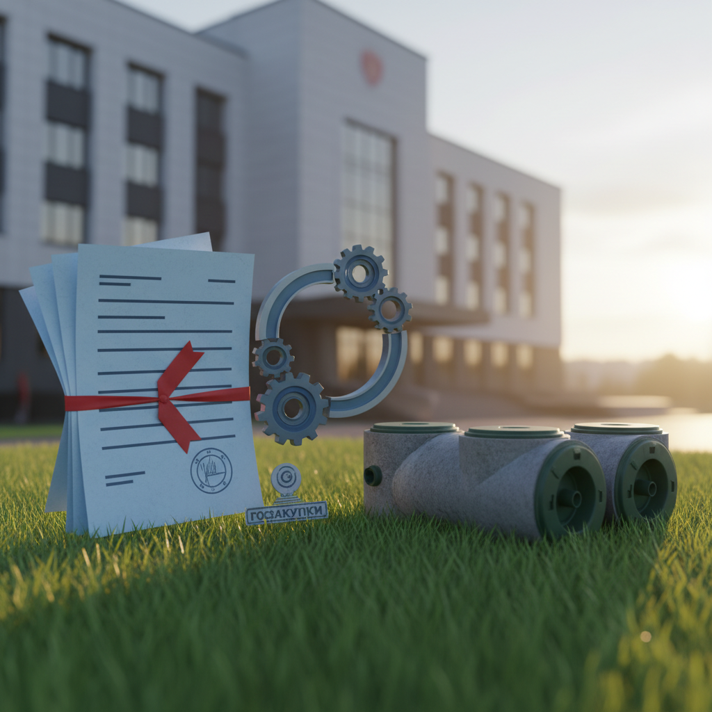 фото Госзакупки септиков: документация и процедуры