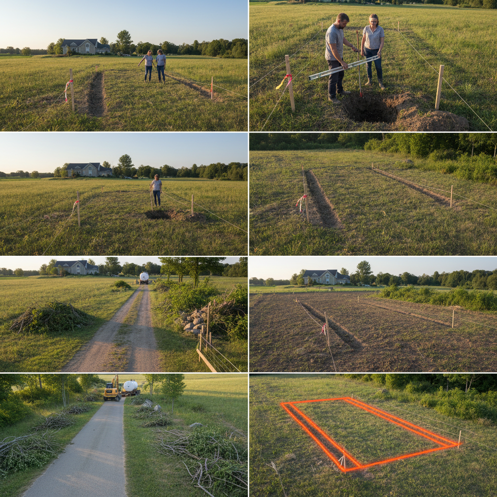 фото Как подготовить участок к установке септика — пошаговый чек-лист перед приездом бригады