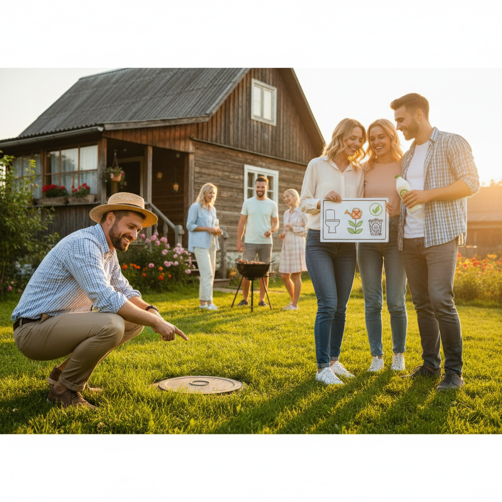 фото Как избежать перегрузки септика во время гостей — советы для дачников