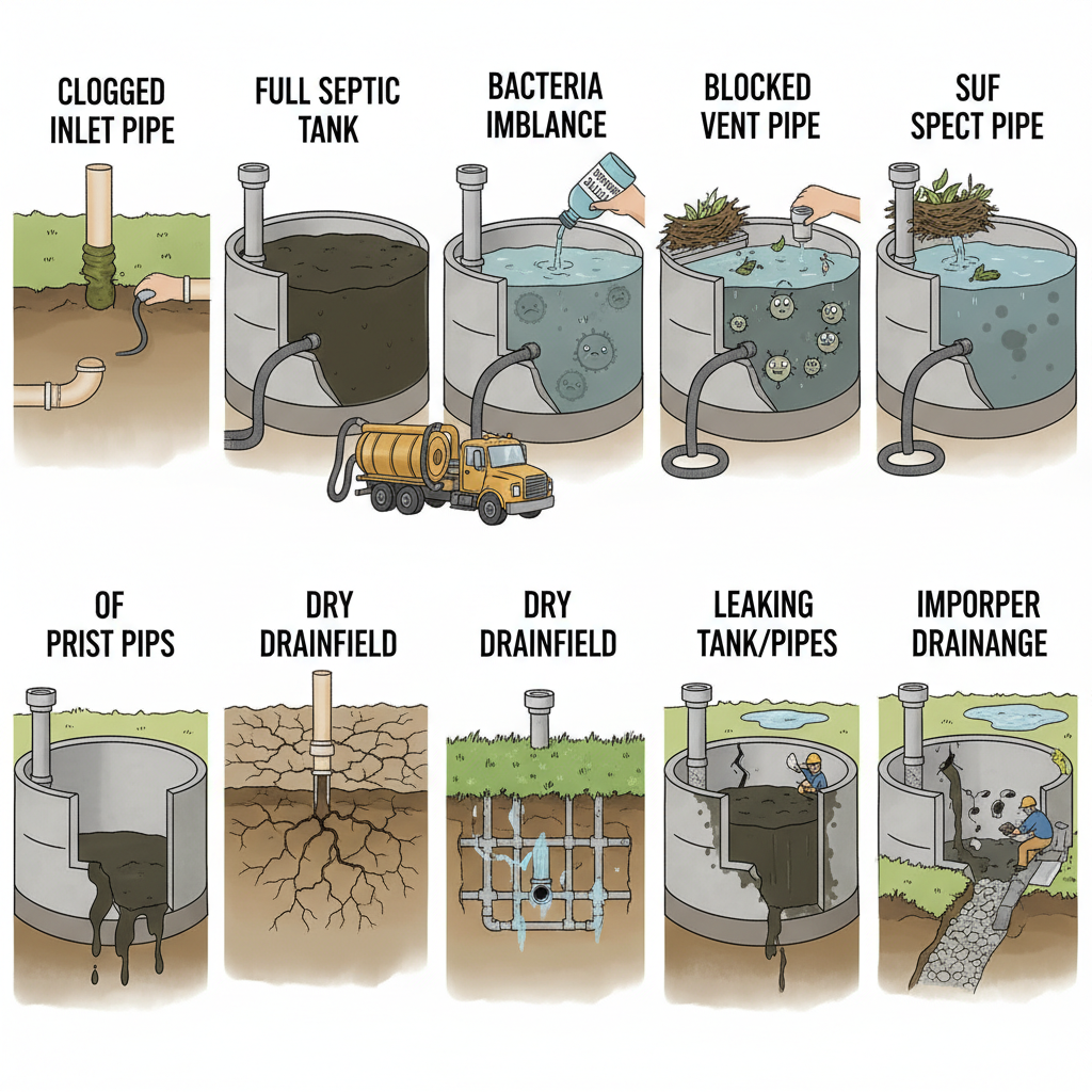 фото Что делать, если септик установлен, но запах остался — 7 причин и решения