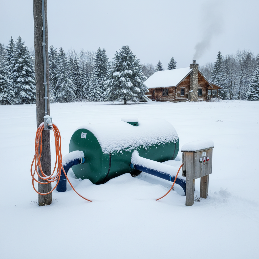фото Как зимой не остаться без канализации: подготовка энергозависимого септика