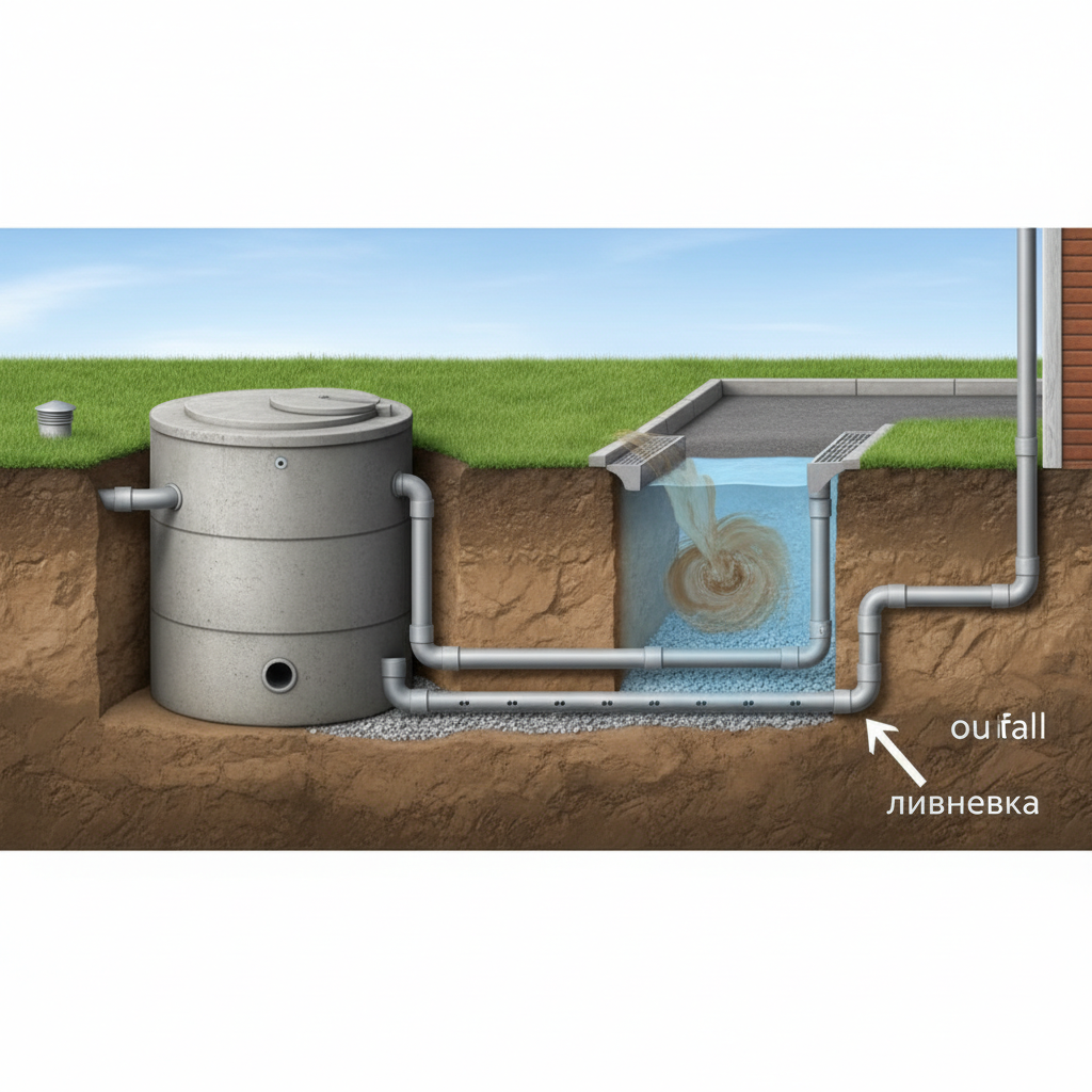 фото Септик и ливневка: можно ли подключать вместе и чем это чревато