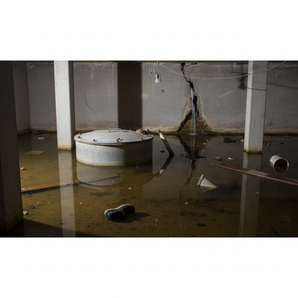 фото Септик и вода в подвале: может ли быть связь