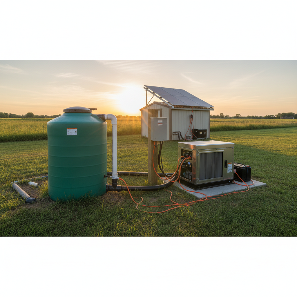 фото Септик и электричество: как организовать резервное питание