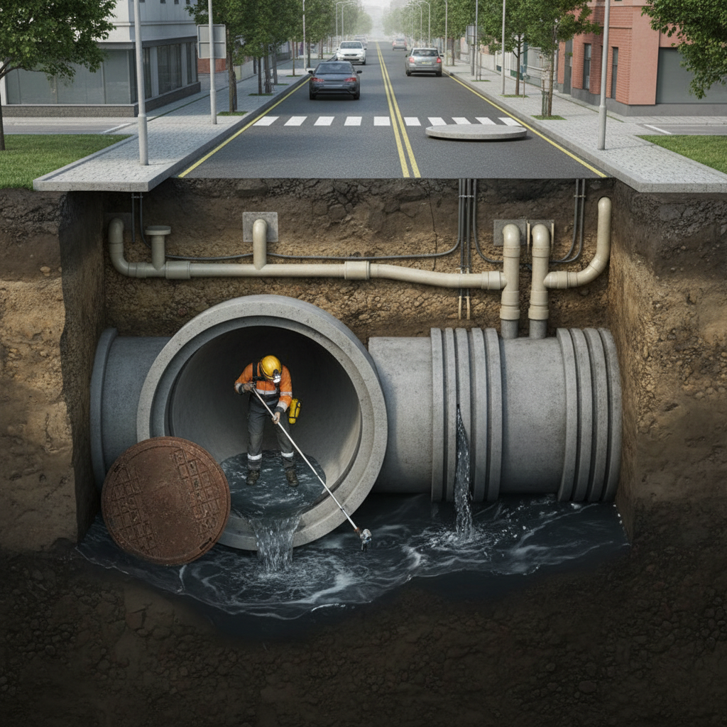 фото Почему важно устанавливать ревизионные колодцы на канализационной трассе