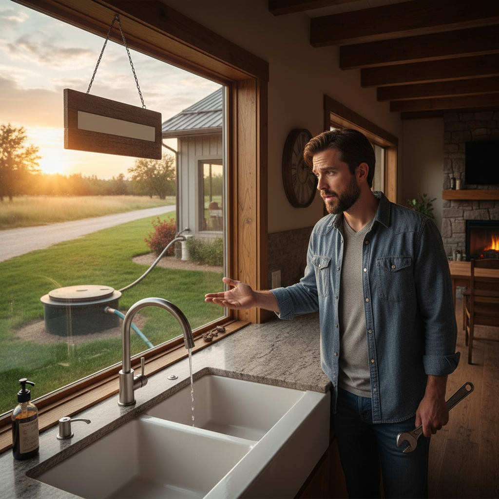 фото Что делать, если септик установлен, но в доме плохой напор воды