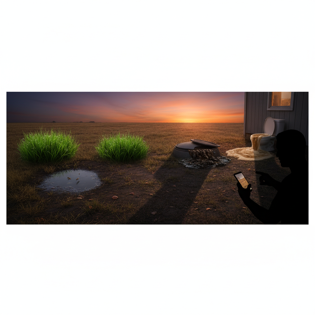 фото Как понять, что пора вызывать ассенизатора, даже если септик энергонезависимый