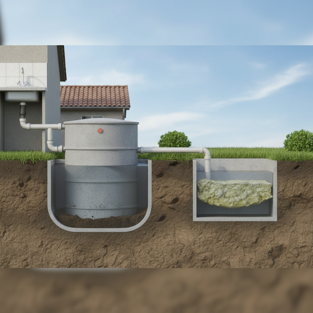 фото Септик и сепаратор жира: когда нужна дополнительная защита