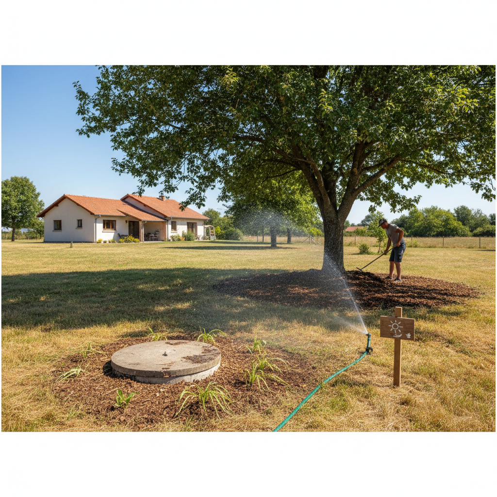 фото Как избежать перегрева септика летом