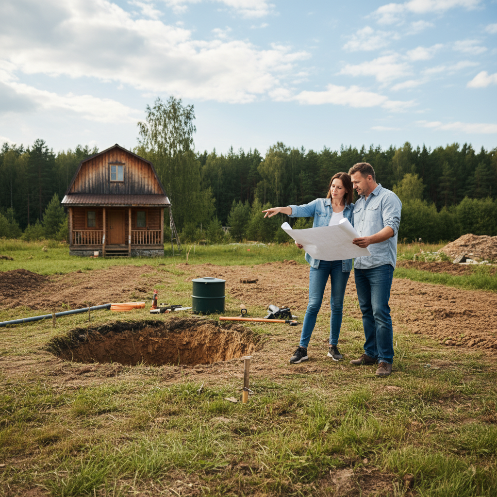 фото Как выбрать септик, если участок снимается на длительный срок