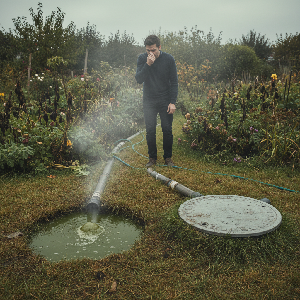 фото Что делать, если септик установлен, но вода в саду стала с запахом