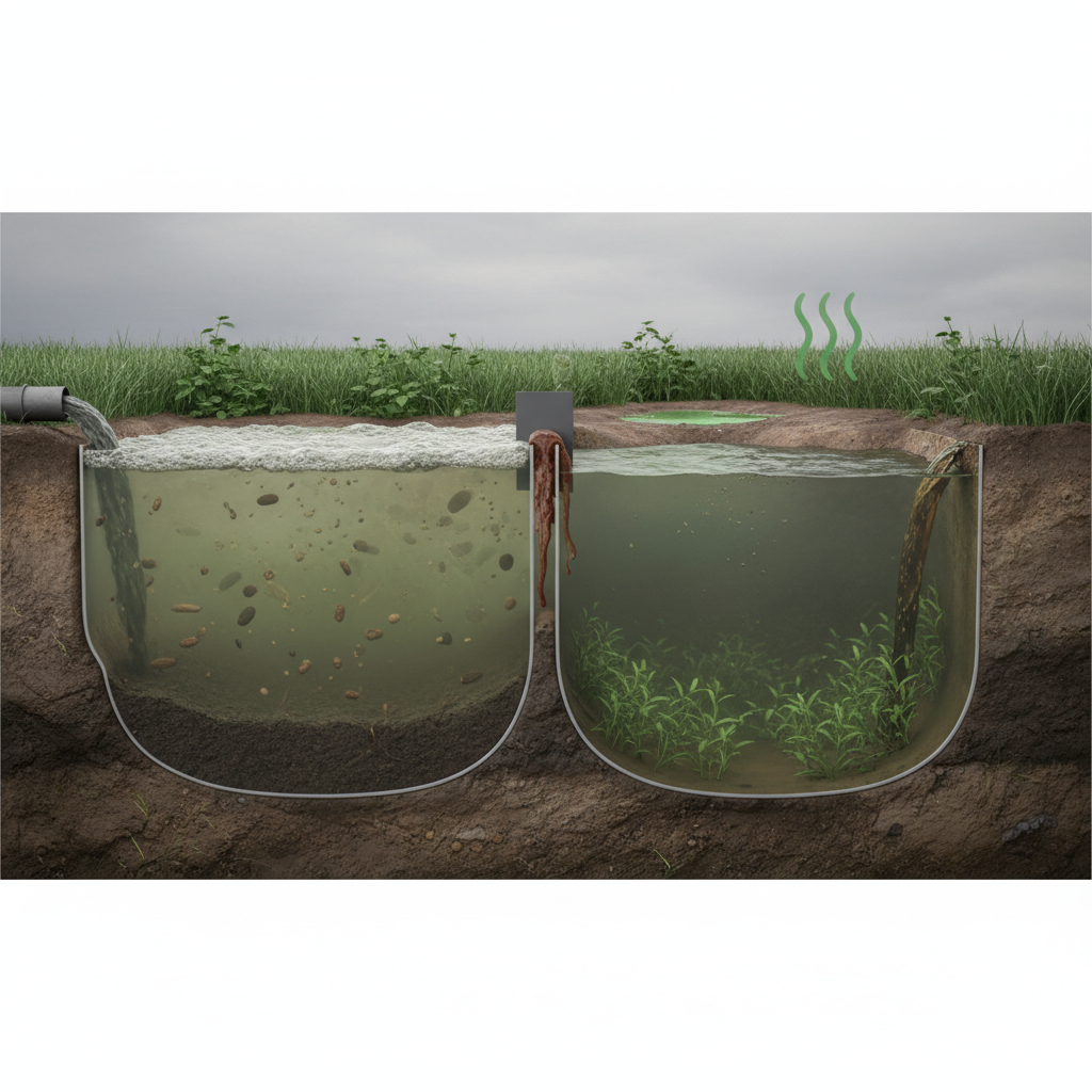 фото Как понять, что уровень очистки септика снизился