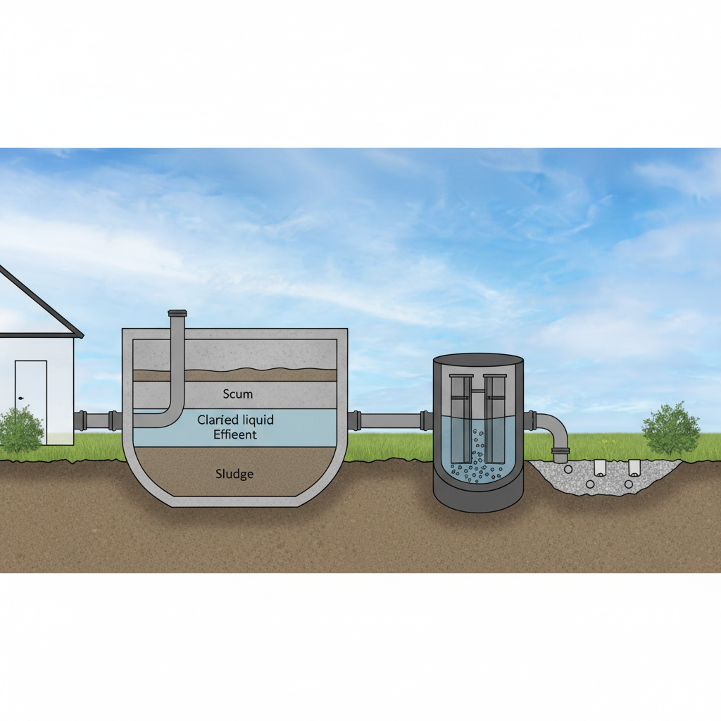 фото Септик и сепаратор твёрдых частиц: когда нужна дополнительная фильтрация