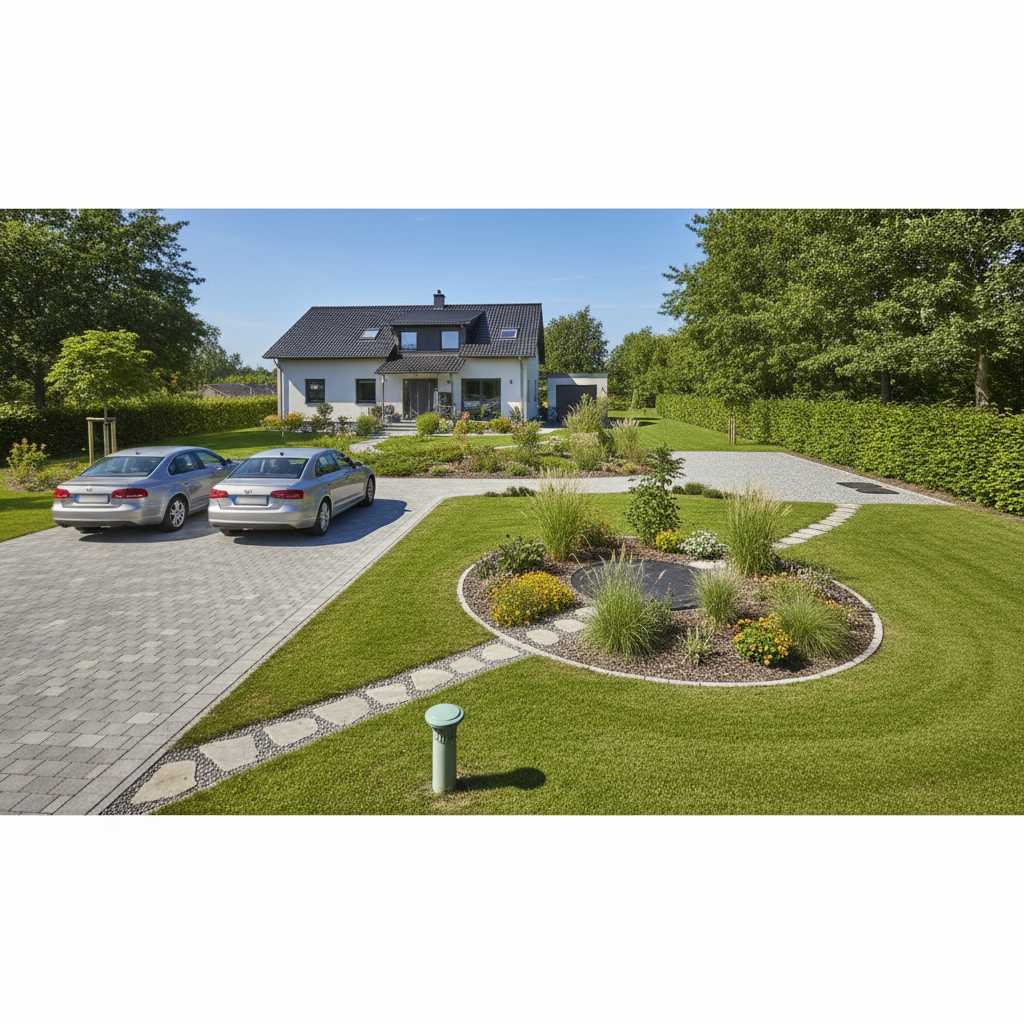 фото Как избежать повреждения септика при устройстве парковки