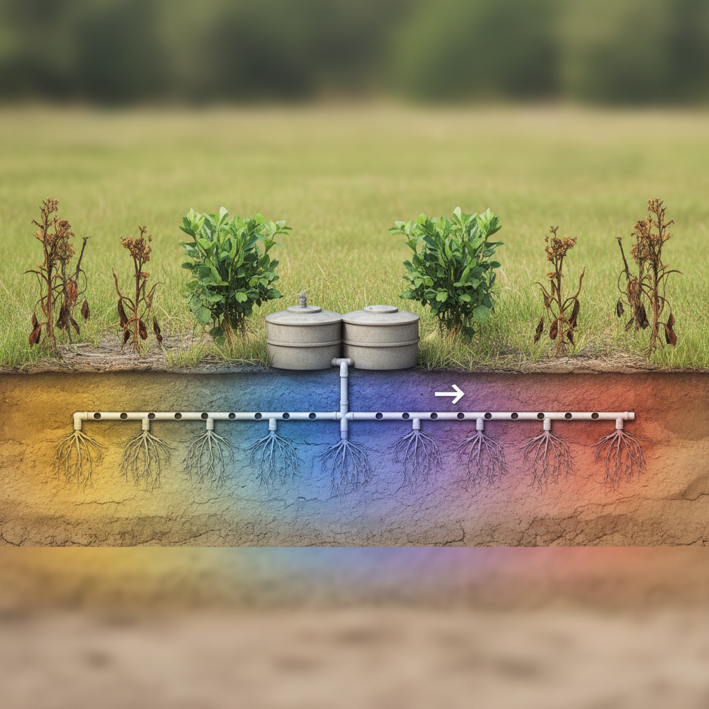 фото Как септик влияет на кислотность почвы вокруг