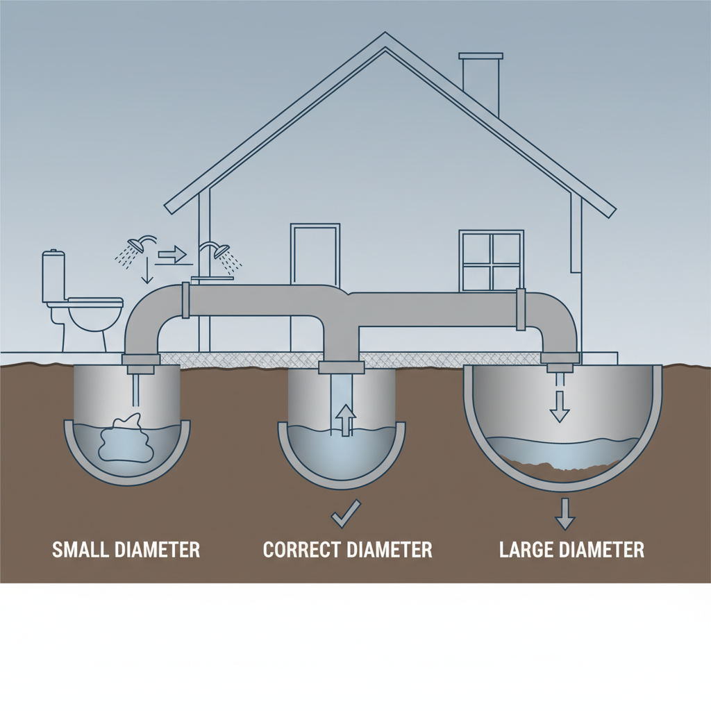 фото Как избежать ошибок при выборе диаметра канализационных труб