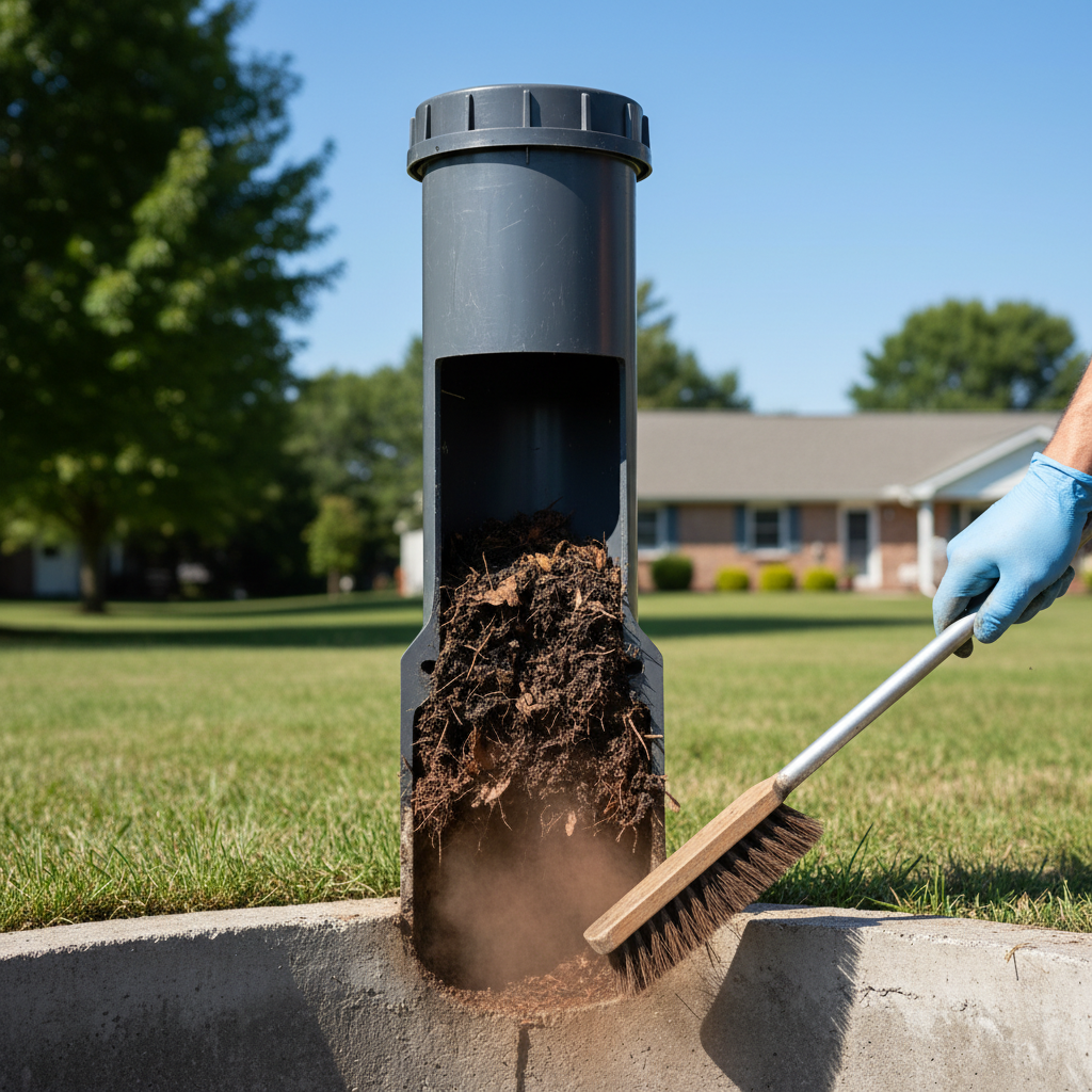 фото Почему важно делать ревизию вентиляционной трубы септика