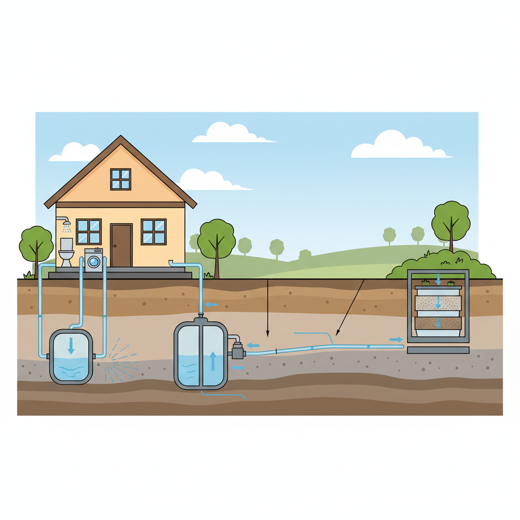 фото Как выбрать септик для дома с несколькими точками водоразбора