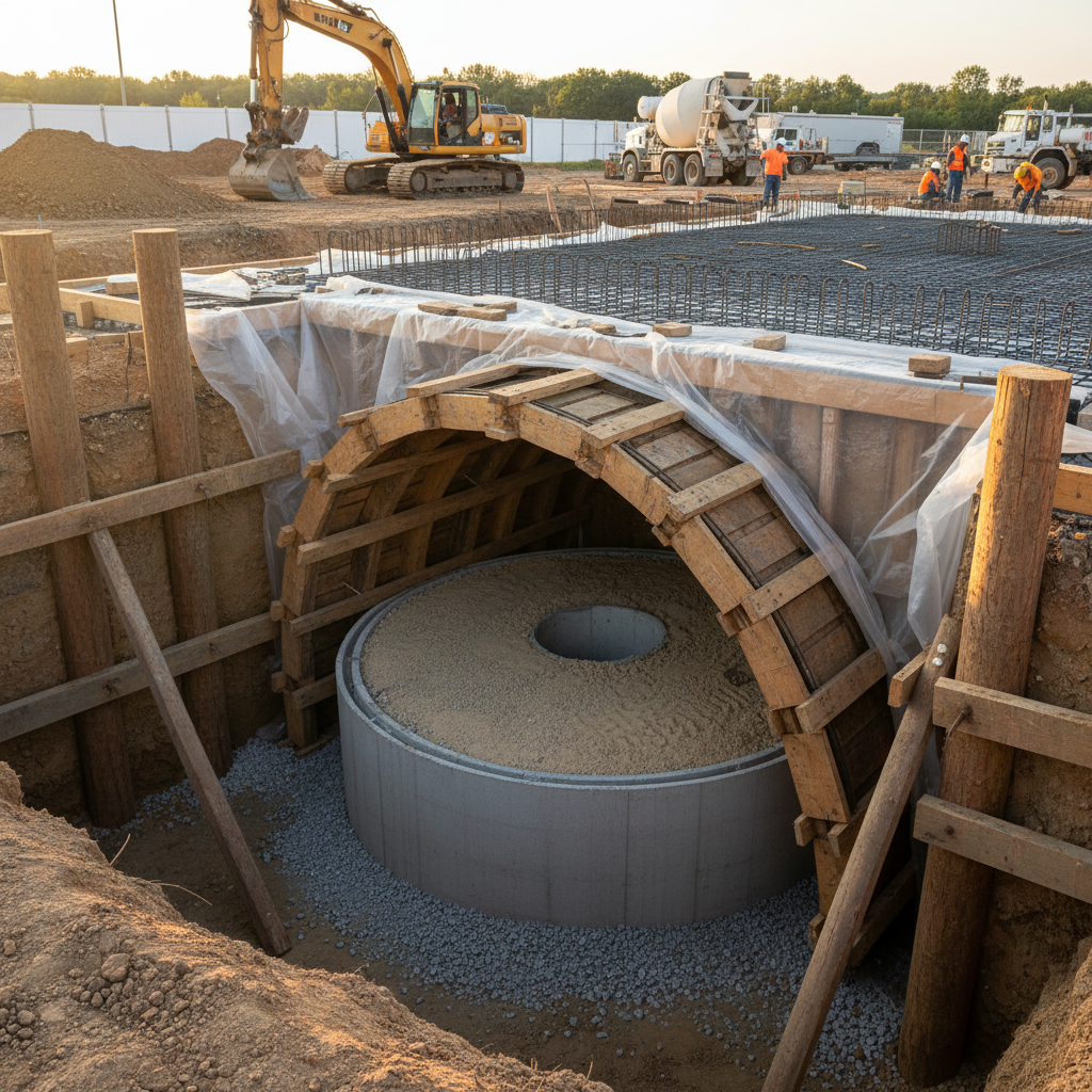 фото Как защитить септик от повреждений при устройстве фундамента