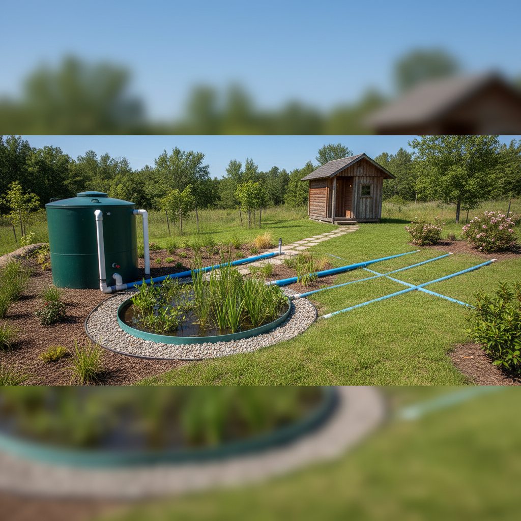 фото Септик и система утилизации отходов из туалета: экологичные решения