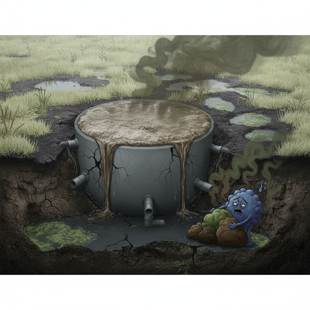 фото Как понять, что септик работает с перегрузкой по БПК