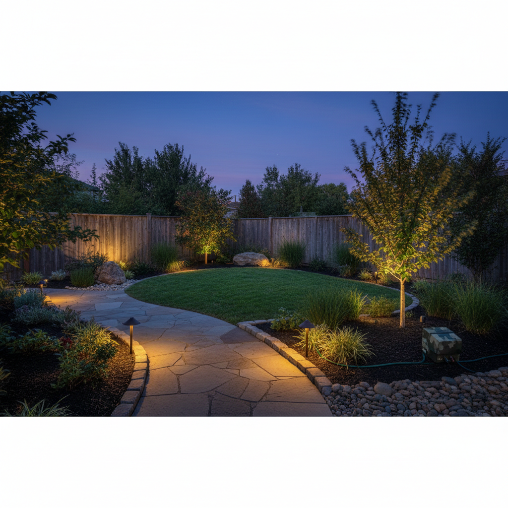 фото Как избежать повреждения септика при устройстве ландшафтного освещения