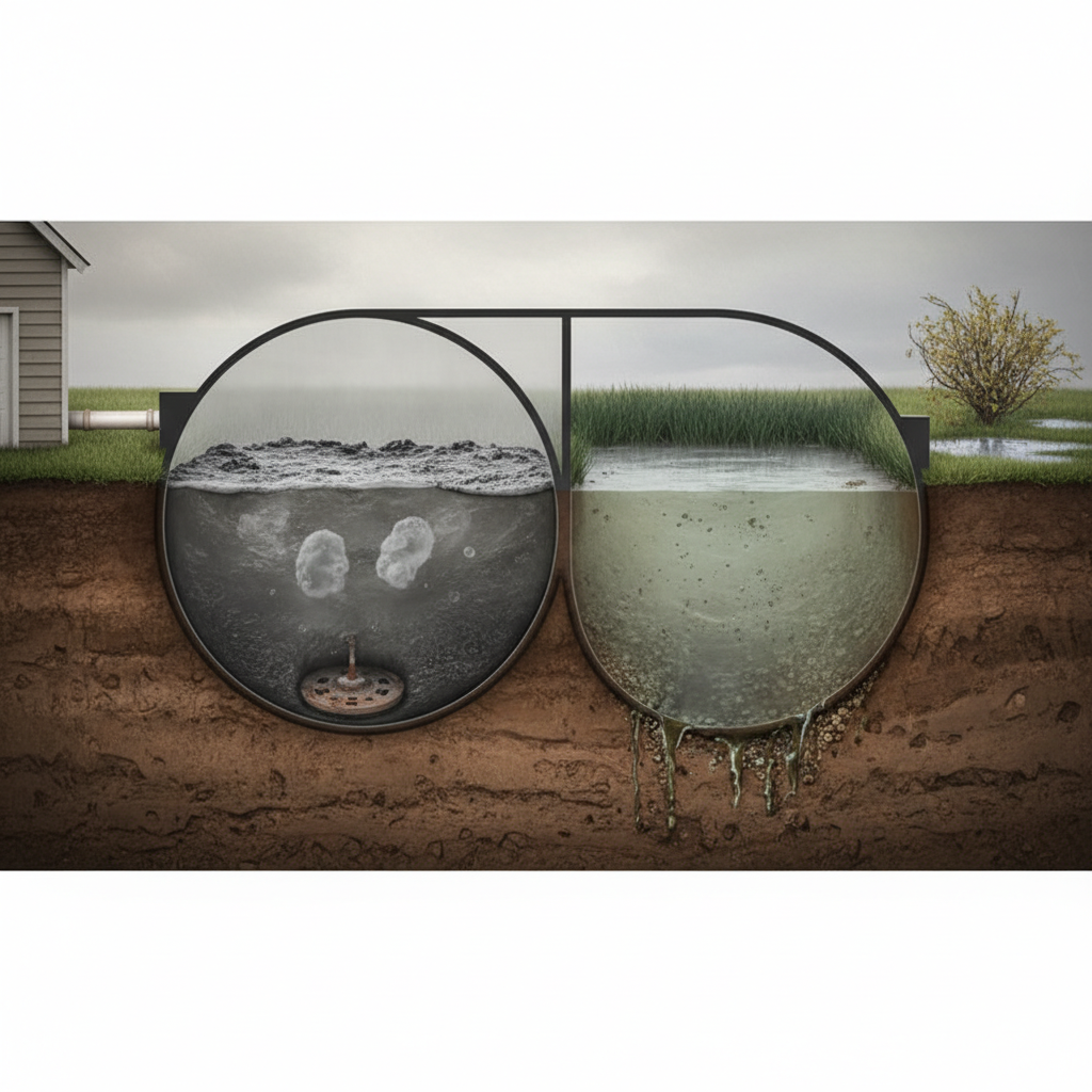 фото Как понять, что септик нуждается в замене аэратора