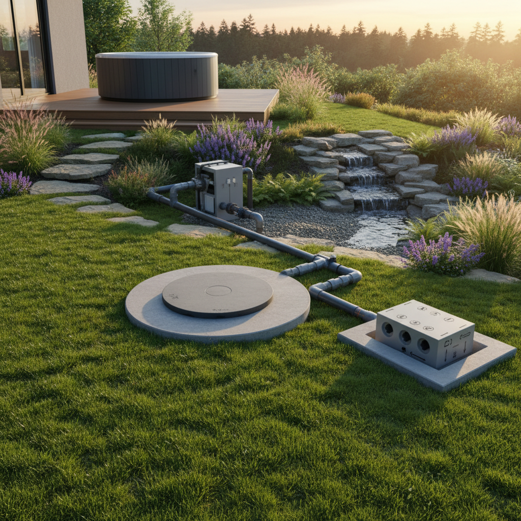 фото Септик и система утилизации отходов из джакузи: особенности